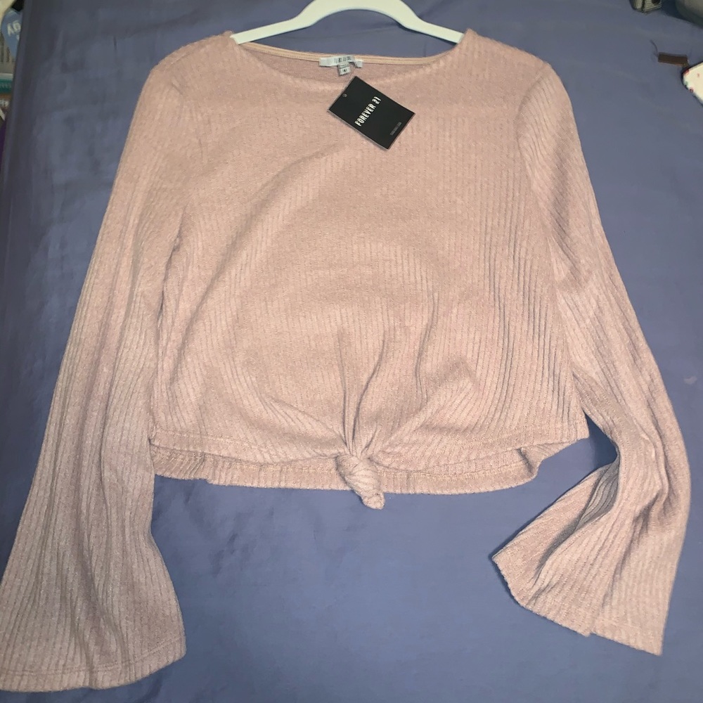 Long sleeve crop top
